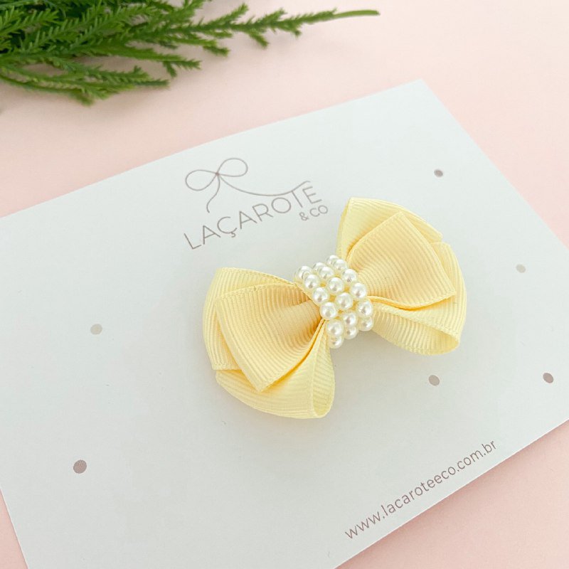 Laço Clara P Bordado na Presilha