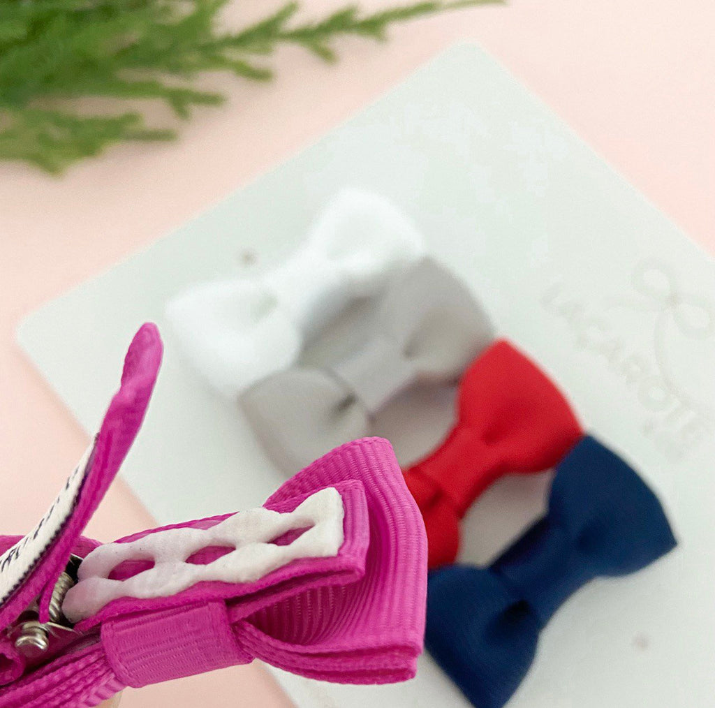 Kit de Laços Bia Mini na Presilha- 5 Unidades