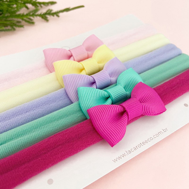 Kit de Laços Júlia Mini - 5 Unidades