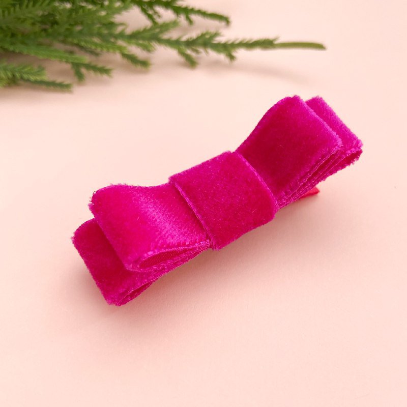 Laço Laura Veludo P na Presilha