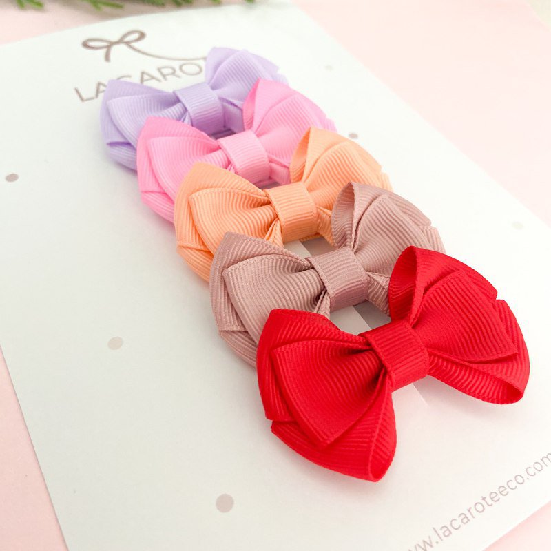 Kit de Laços Clara P na Presilha- 5 Unidades