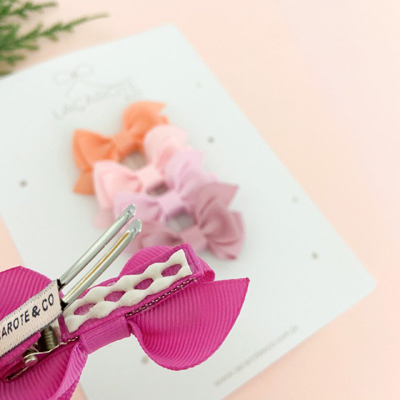 Kit de Laços Lara P na Presilha- 5 Unidades