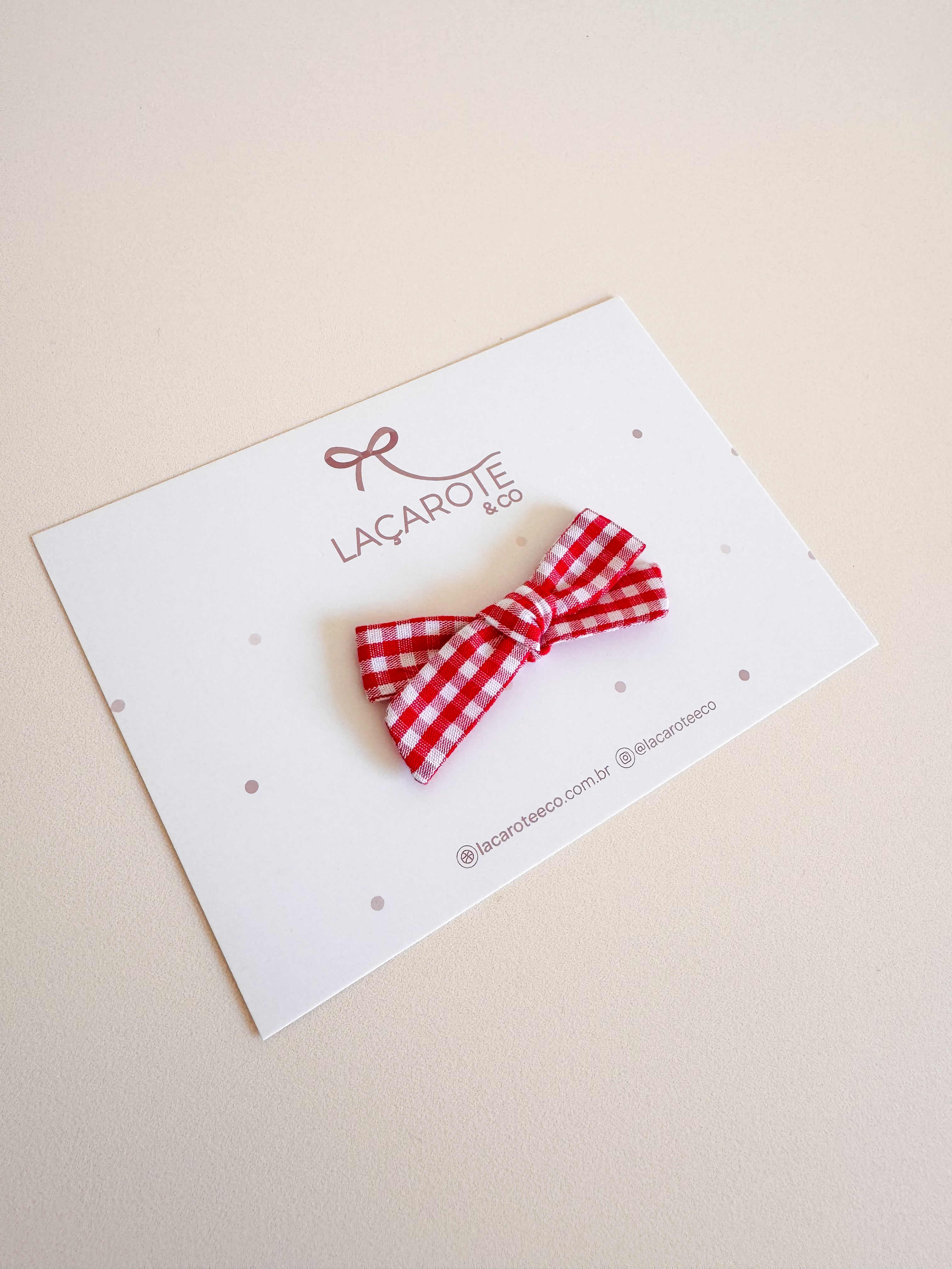 Laço Maria Xadrez P na Presilha