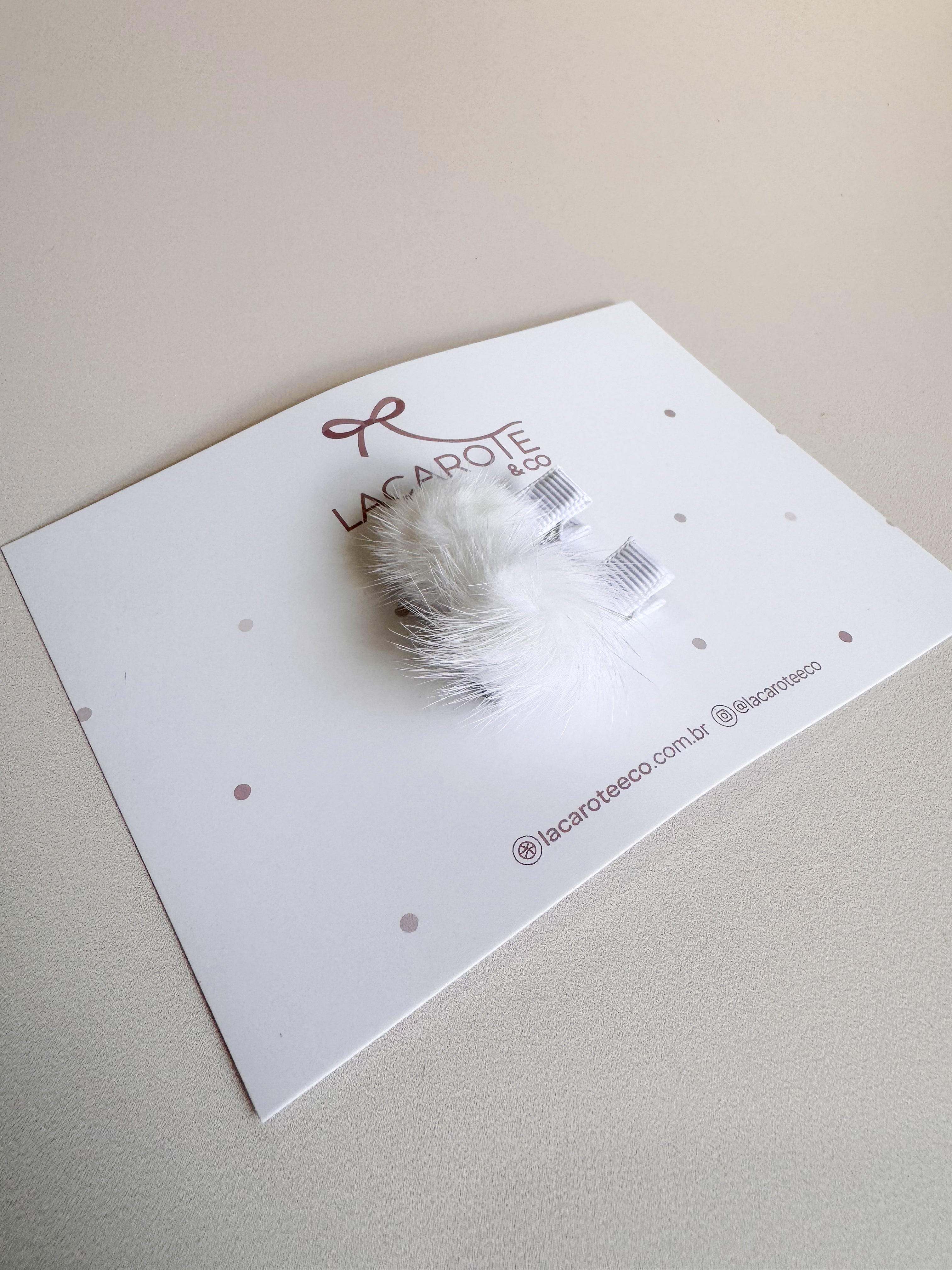 Dupla de Pompons Peludinhos - Coleção Jardim de Páscoa