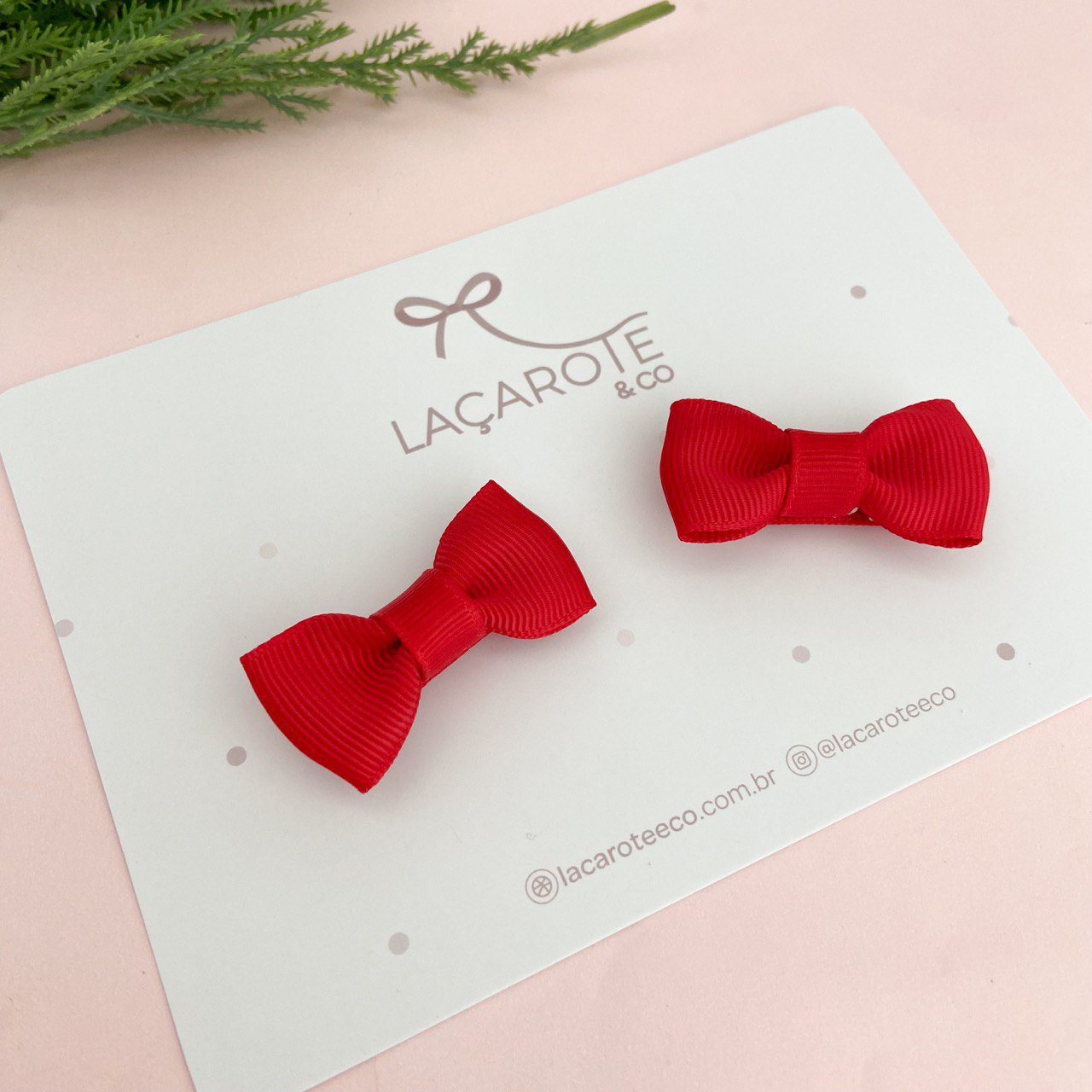 Dupla de Laço Júlia Mini na Presilha