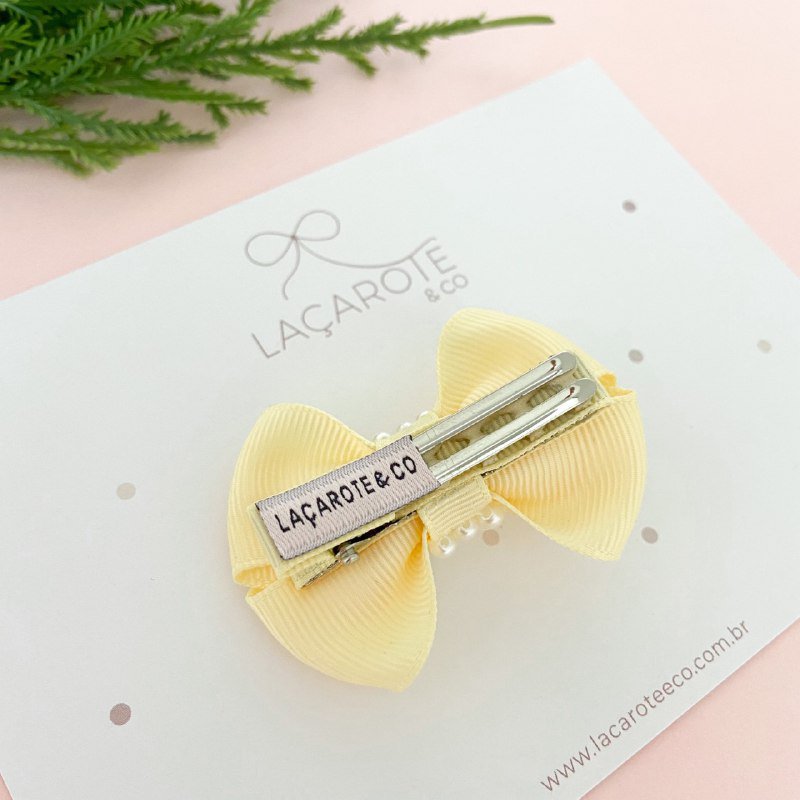 Laço Clara P Bordado na Presilha