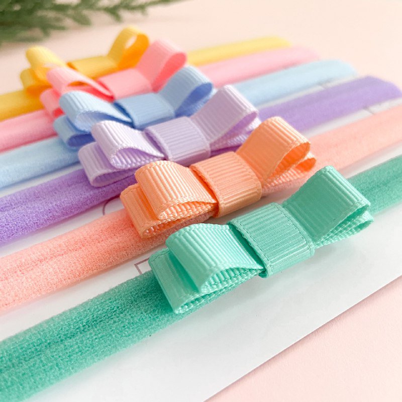 Kit de Laços Anne Mini na Faixinha- 6 Unidades