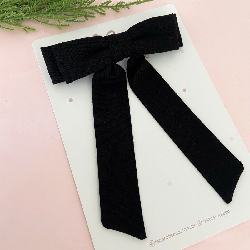 Laçarote em Linho na Presilha Francesa