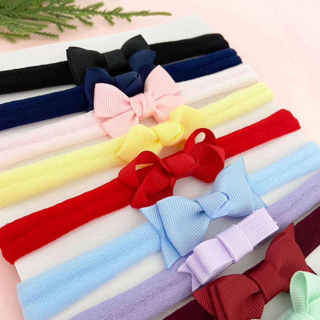 Kit de Laços Sortidos Mini na Faixinha- 10 Unidades