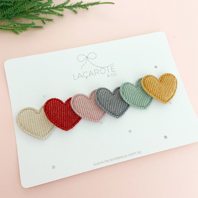 Clips Love Mini na Presilha- Unidade