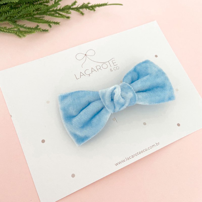 Laço Júlia Veludo M na Presilha