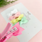 Kit de Laços Amélia Mini na Presilha- 5 Unidades