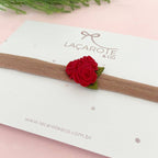 Arranjo de Rosas Vermelhas Mini na Faixinha