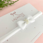 Laço Júlia Organza Bordado Mini na Faixinha