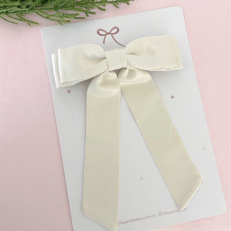 Laçarote Acetinado G na Presilha Francesa