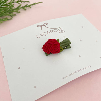 Arranjo de Rosas Vermelhas Mini na Presilha