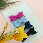 Kit de Laços Luisa Mini na Presilha- 5 Unidades