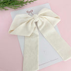 Big Laço Heloisa em Linho G na Presilha Francesa