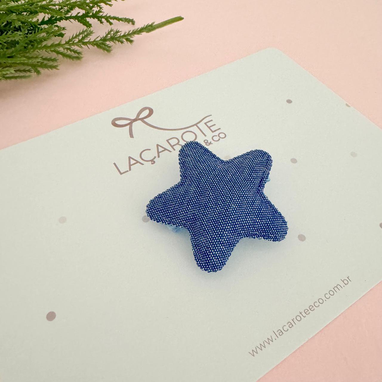 Clips Star Jeans Mini na Presilha