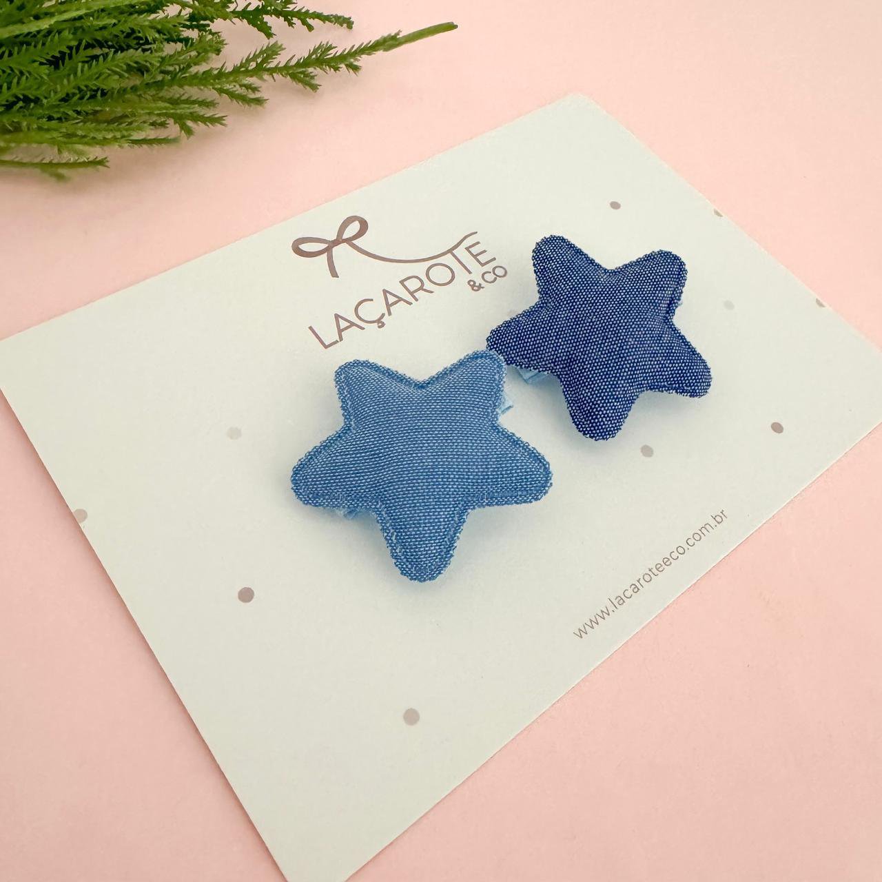 Clips Star Jeans Mini na Presilha