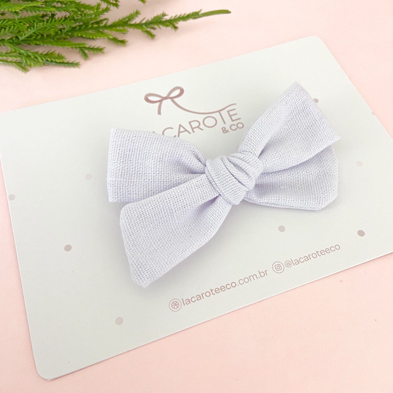 Laço Maria Linho M na Presilha