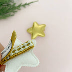 Dupla Clips Estrelas Douradas Mini na Presilha