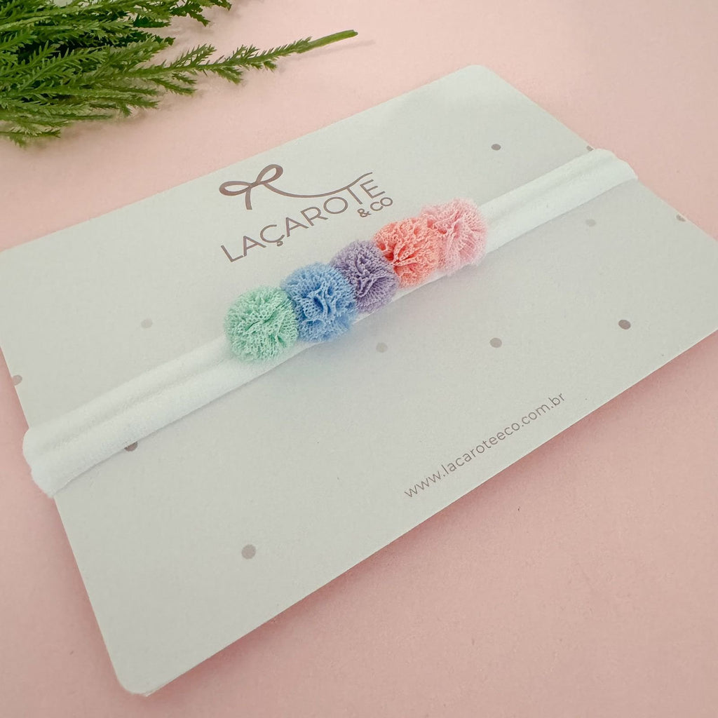 Faixinha Pompons Candy