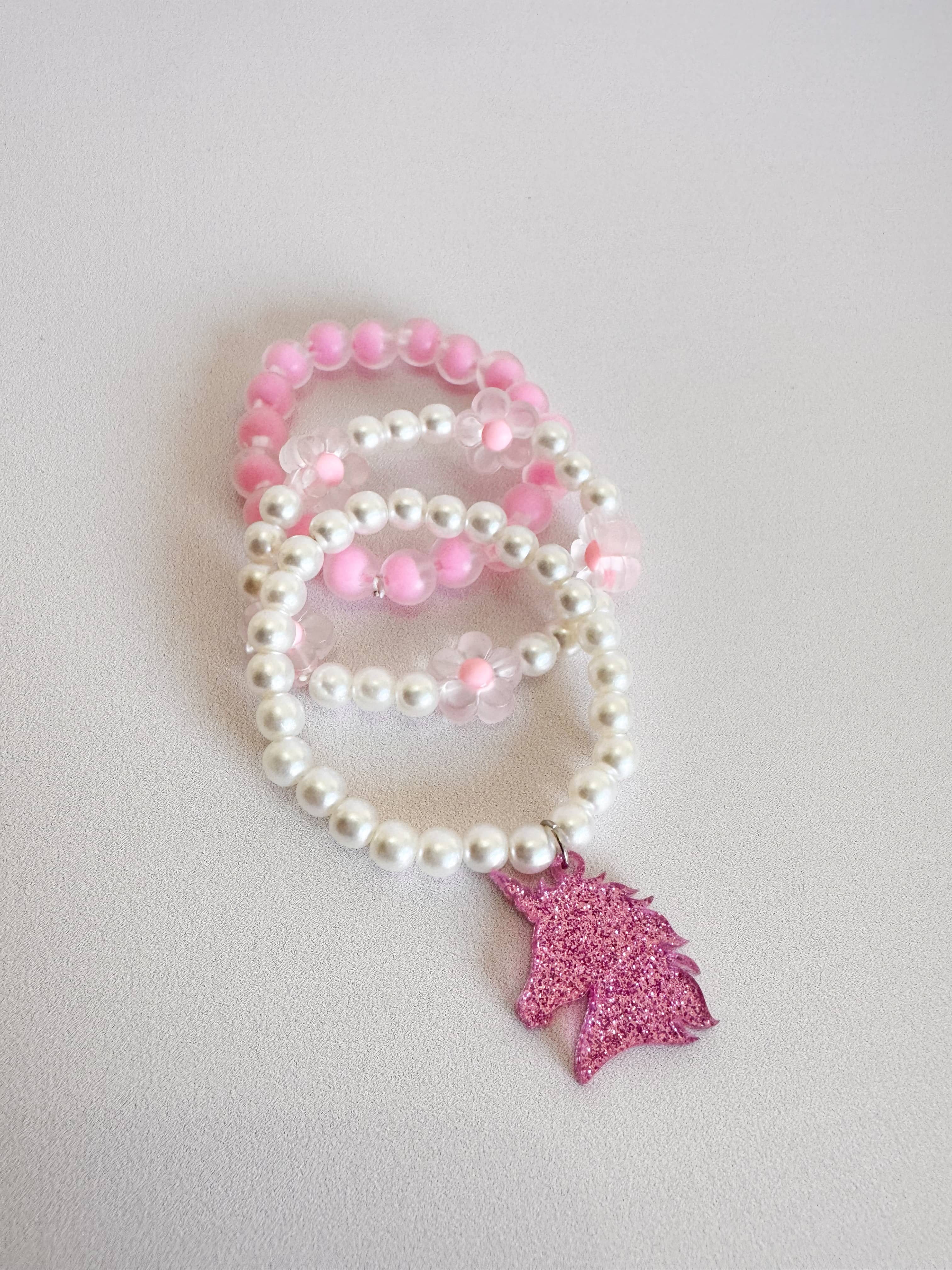 Kit de Pulseiras Unicórnio