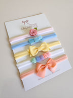 Kit de Laços Candy na Faixinha- 5 Unidades (Cores da Foto)