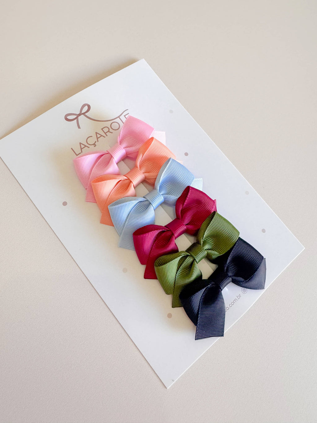 Kit de Laços Alice P na Presilha- 6 Unidades