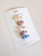 Kit de Laços na Presilha- 5 Unidades (Cores da Foto)