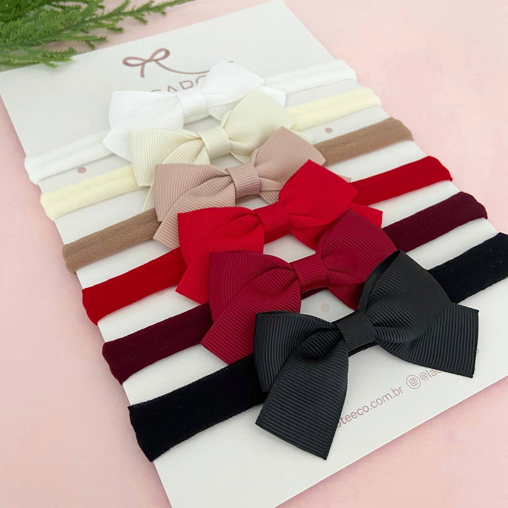 Kit de Laços Alice P na Faixinha- 6 Unidades