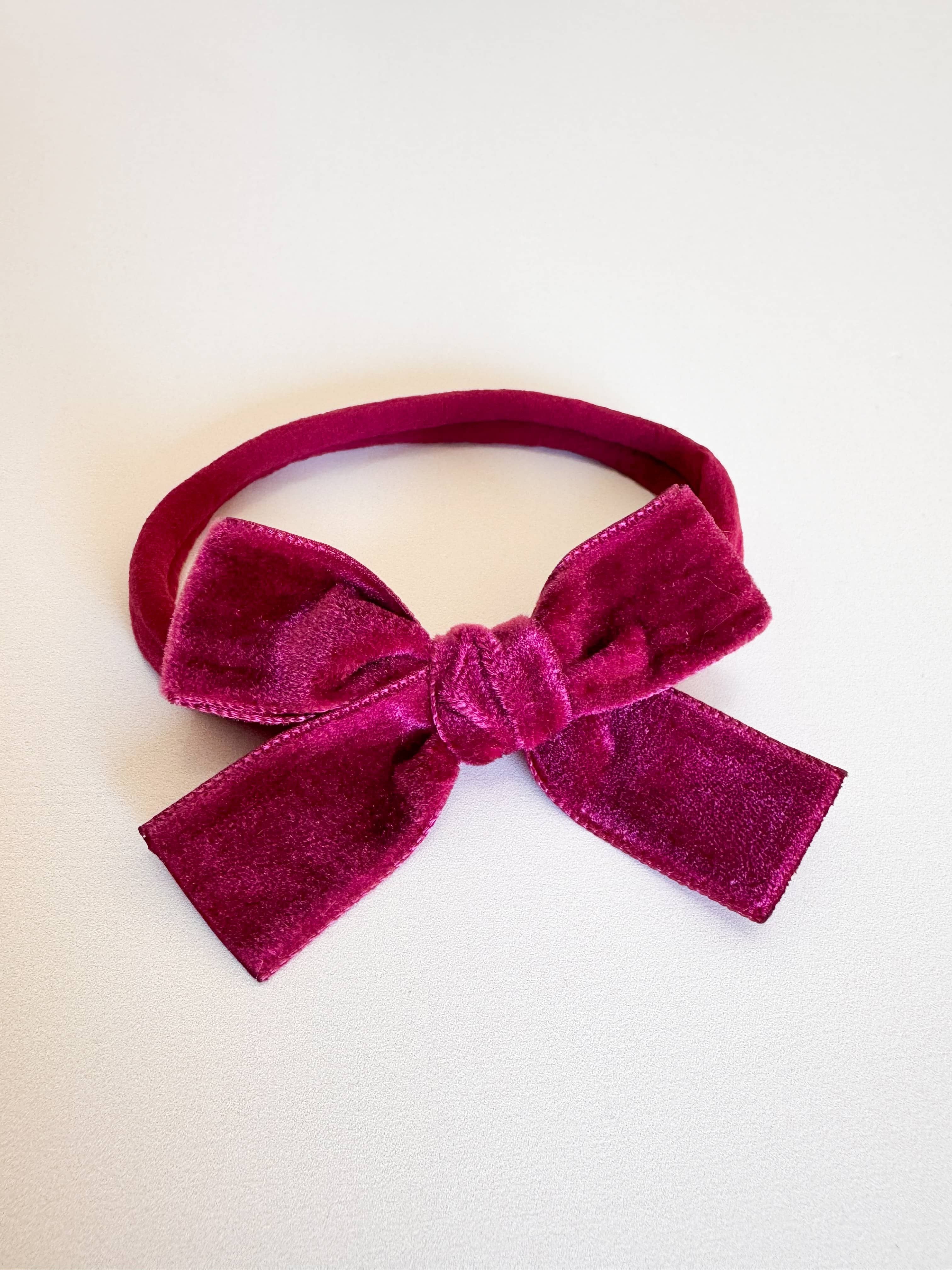 Laço Nina Veludo M na Faixinha