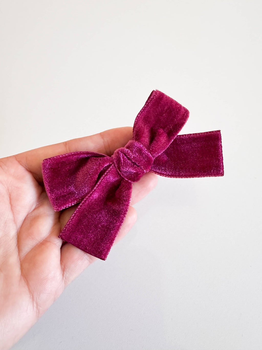 Laço Nina Veludo M na Presilha